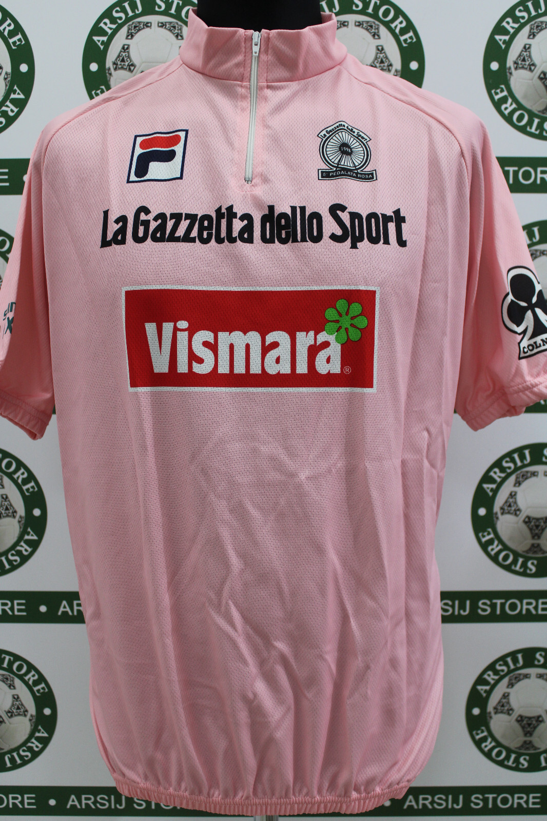 Maglia ciclismo bike FILA ROSA TG XXL D54 shirt maillot trikot camiseta