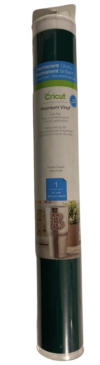 Cricut Premium Vinyl Forest Green - 12x48 Zoll, Vielseitige Bastelfolie Für Heimdekor & Aufkleber