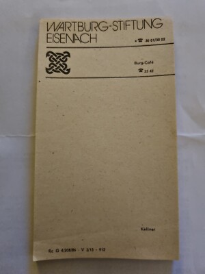 gdr ostalgia wartburg waiter note pad