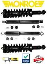 Monroe Rear Shocks & Front Suspension Strut & Coil Springs Set For Toyota Tacoma