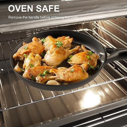 Cast Iron Skillets8inch 10inch Non Stick Frying Pans2 Piece Cookware Set Cast Ir - Picture 4 of 6
