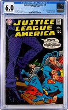 (CGC 6.0) Justice League of America #75  11/69  [Black Canary Joins JLA]