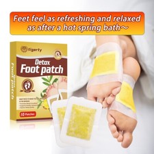 10 patches tigerty Premium Detox Foot Pads to Remove Toxins Deep Cleansing Aid