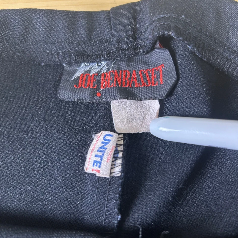 Calça Flare Joe Benbasset Preta Brilhante Lurex Feminina Júnior Tamanho 3 - Imagem 2 de 4