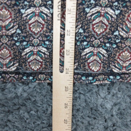 J Jill Shirt Womens Large Blue Green White Geometric 3/4 Sleeve Knit Tunic - Picture 5 of 13