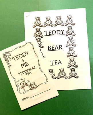 Girl Scout Daisy Scout Recruitment Packet-''TEDDY BEAR TEA''  Book  & Activity