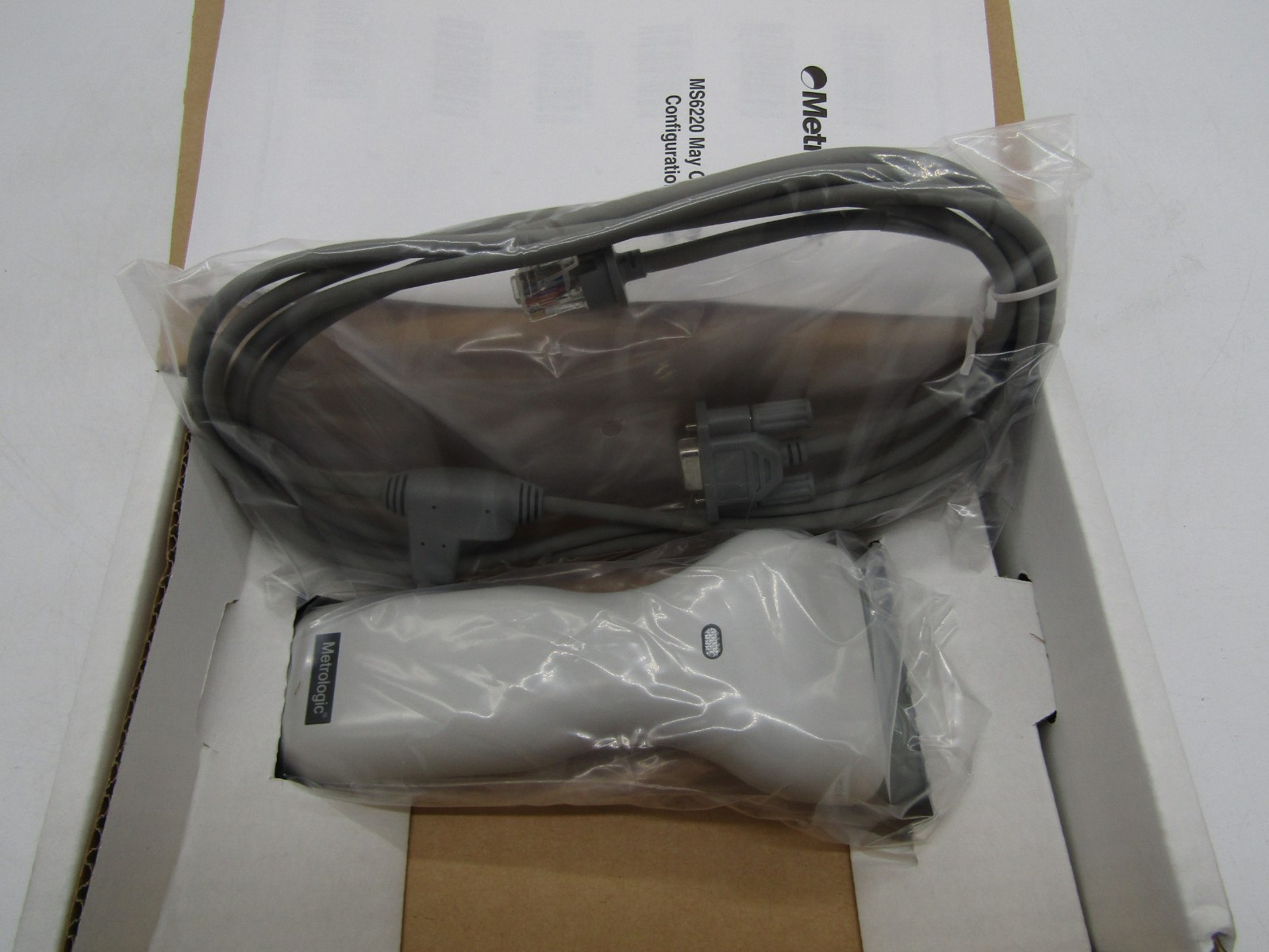Metrologic Pulsar MS6220 Serial Laser Barcode Scanner