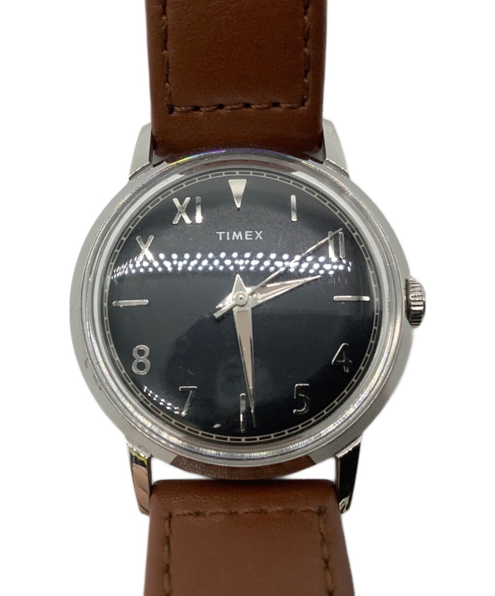 【国内即納】TIMEX トランセンド TW2W19700 腕時計 TIMEX TW2U19700 Quartz Men's Watch Black Dial Analog Leather