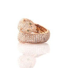 EFFY Signiture Rose Gold & Diamond Panther St...