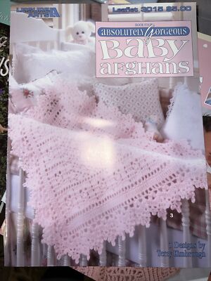 Absolutely Gorgeous Baby Afghans Blankets Wraps Throw Crochet Patterns Book 4
