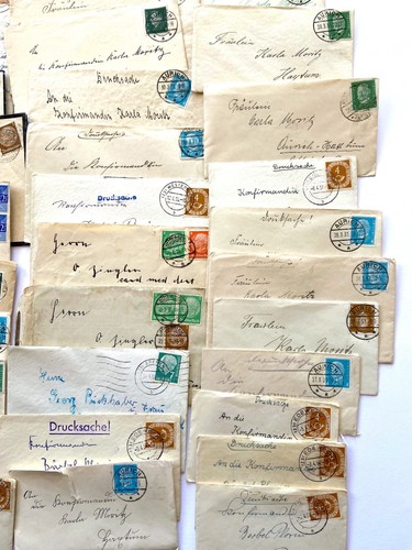 Sammlung 42 Briefe ab Deutsches Reich mit Marken ab 1931 bis 1957 - Bild 2 von 3