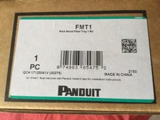 PANDUIT FMT 1 Rack Mount Fiber Tray 1 RU