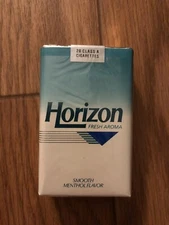 Horizon Fresh Aroma Smooth Menthol Flavor Cigarette 20 Pack EMPTY Box Nice!