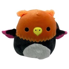 Squishmallows 8" Myrna the Griffin Plush Halloween Orange Black Pink Wings NEW