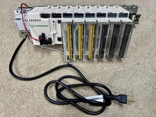 Schneider Electric Modicon M340 (BMXP341000) PLC Rack w/ Various IO Modules