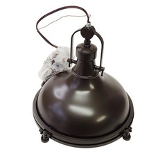 Progress Lighting P5188-108 Fresnel Lens 12" Wide Pendant - Oil Rubbed Bronze