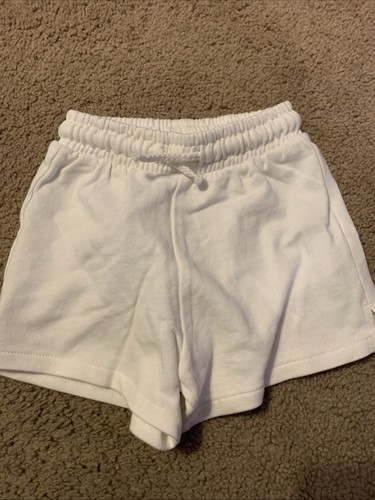 Pantaloncini Zara bianchi ragazzo taglia 18-24 mesi French Terry tasche vita elastica nuovi con etichette - Foto 1 di 3