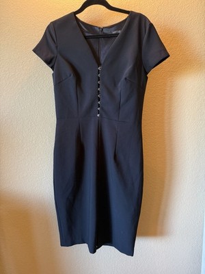 NWOT David Meister Black Cocktail Dress Size 12