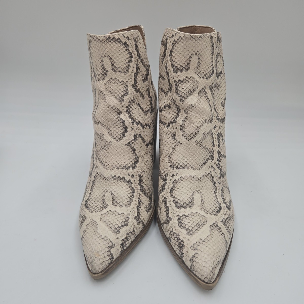 Steve Madden Womens Kaylah Ankle Boots Booties Multicolor Pu Snake