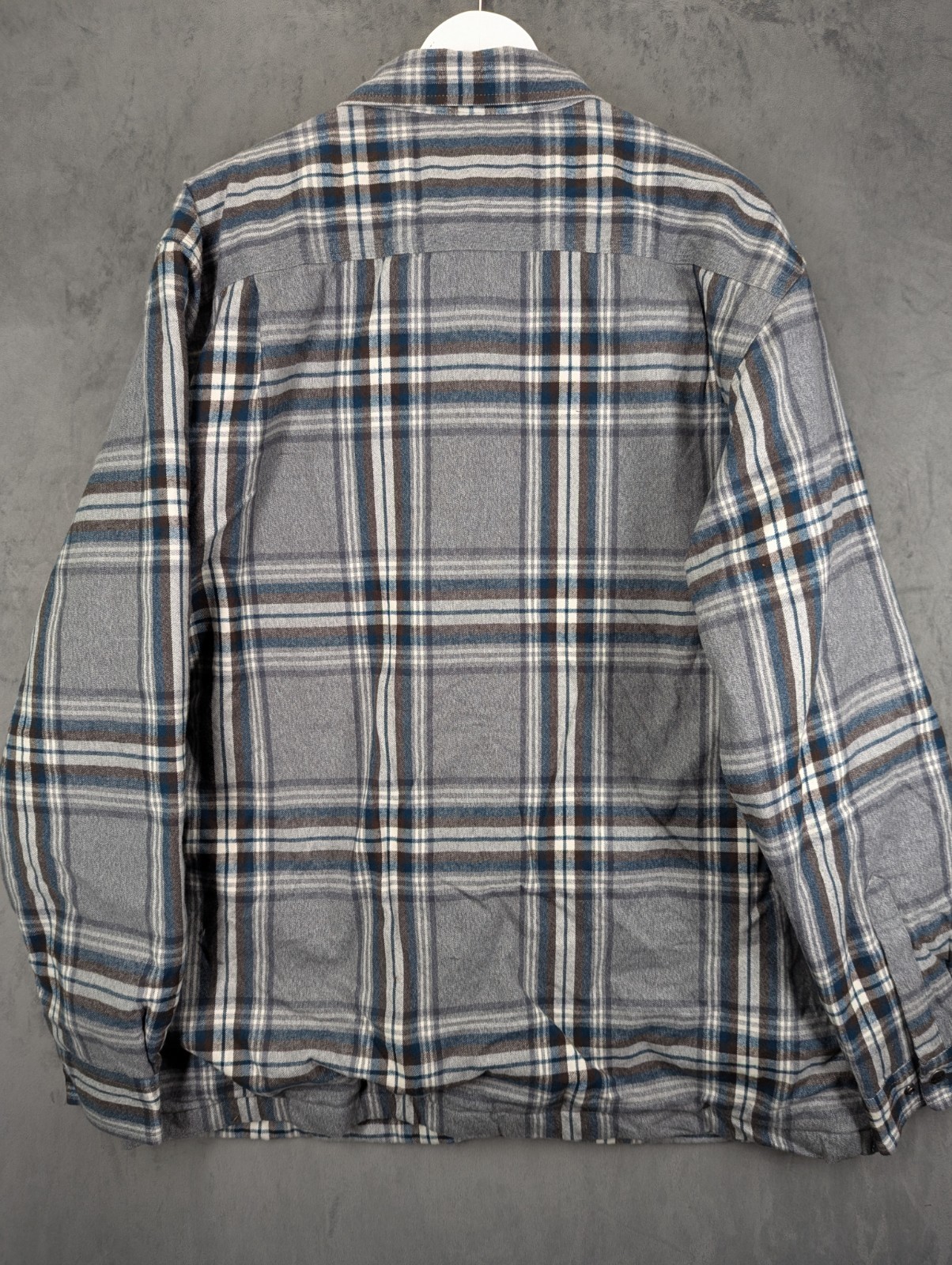 Carhartt Lumberjack Shirt Jacket Size XL loose Box Fit Sherpa Lined Flannel 2881 image 5