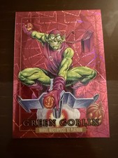 2024 Marvel Masterpieces '92 Platinum PINK LASERS #36 Green Goblin #/992