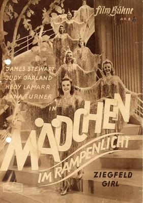 Filmprogramm ''MÄDCHEN IM RAMPENLICHT'' (Film Bühne) 1947 James Stewart J. Garland