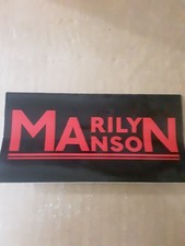 Marilyn Manson-Sticker - Brand New. 4" X 2"inch.