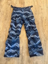 Columbia Boys Ice Slope II Insulated Waterproof Snow Pants Blue Size Large 14/16