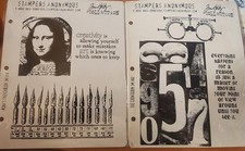 Stampers Anonymous 2 sets. 1. Mona's Sketchbook 2. The Countdown