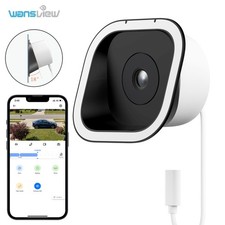 Wansview 2K Security Camera Window Camera 2.4G WIFI Indoor Camera With 18  Stand