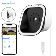 Wansview 2K Security Camera Window Camera 2.4G WIFI Indoor Camera With 18° Stand