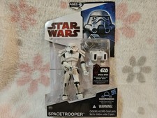 Star Wars Legacy Collection Spacetrooper Hasbro Build a Droid Damaged Box