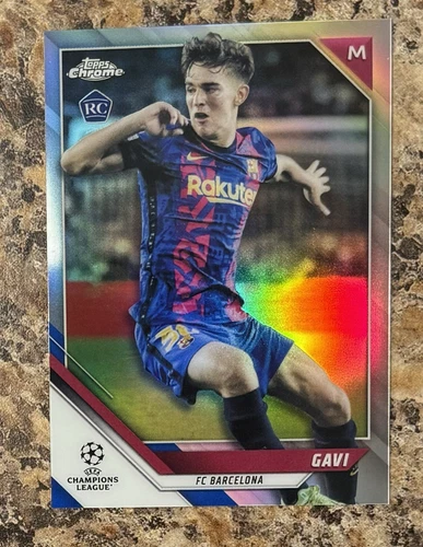 Gavi 2021 Topps Chrome UEFA Champions League #25 Refractor