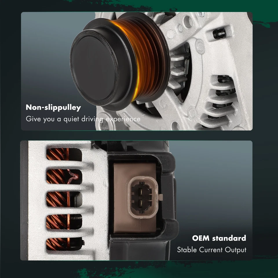 Alternator For GMC Sierra 2500/3500 HD V8 6.6L 2015-2020 104211-9110 150Amp - Image 4 of 4