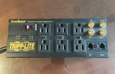 Isobar Tripp-Lite Premium Voltage Surge Suppressor ISOBAR6DBS Tested, Working 