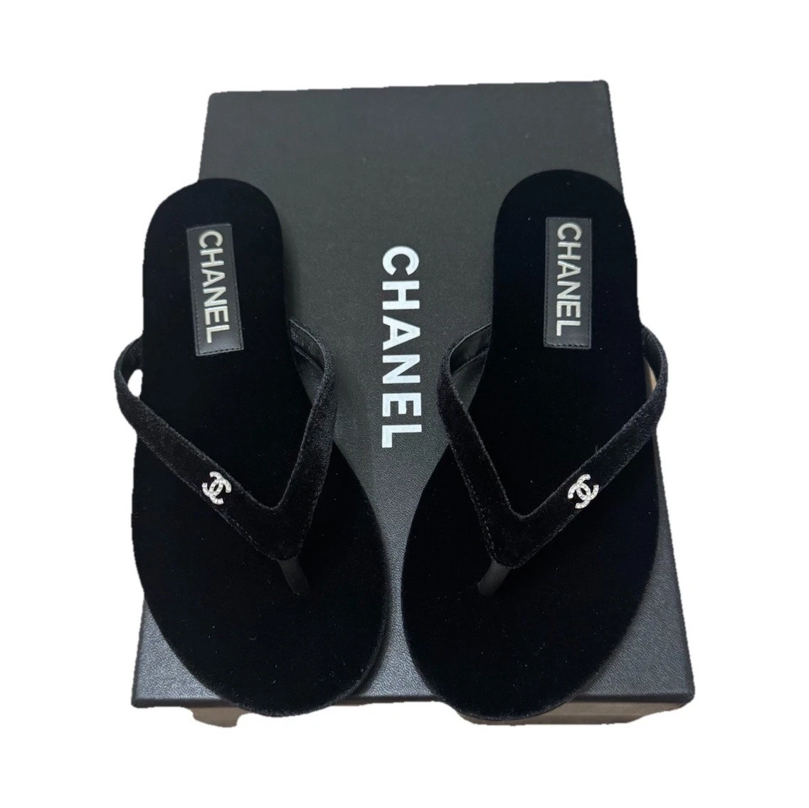 CHANEL Women's Flip Flop Solid Sandals for sale | eBay
