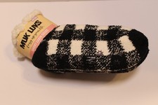 Muk Luks Women's Short Cabin Socks-2-Pairs-2900185-Black Buffalo-OSFM-NWT