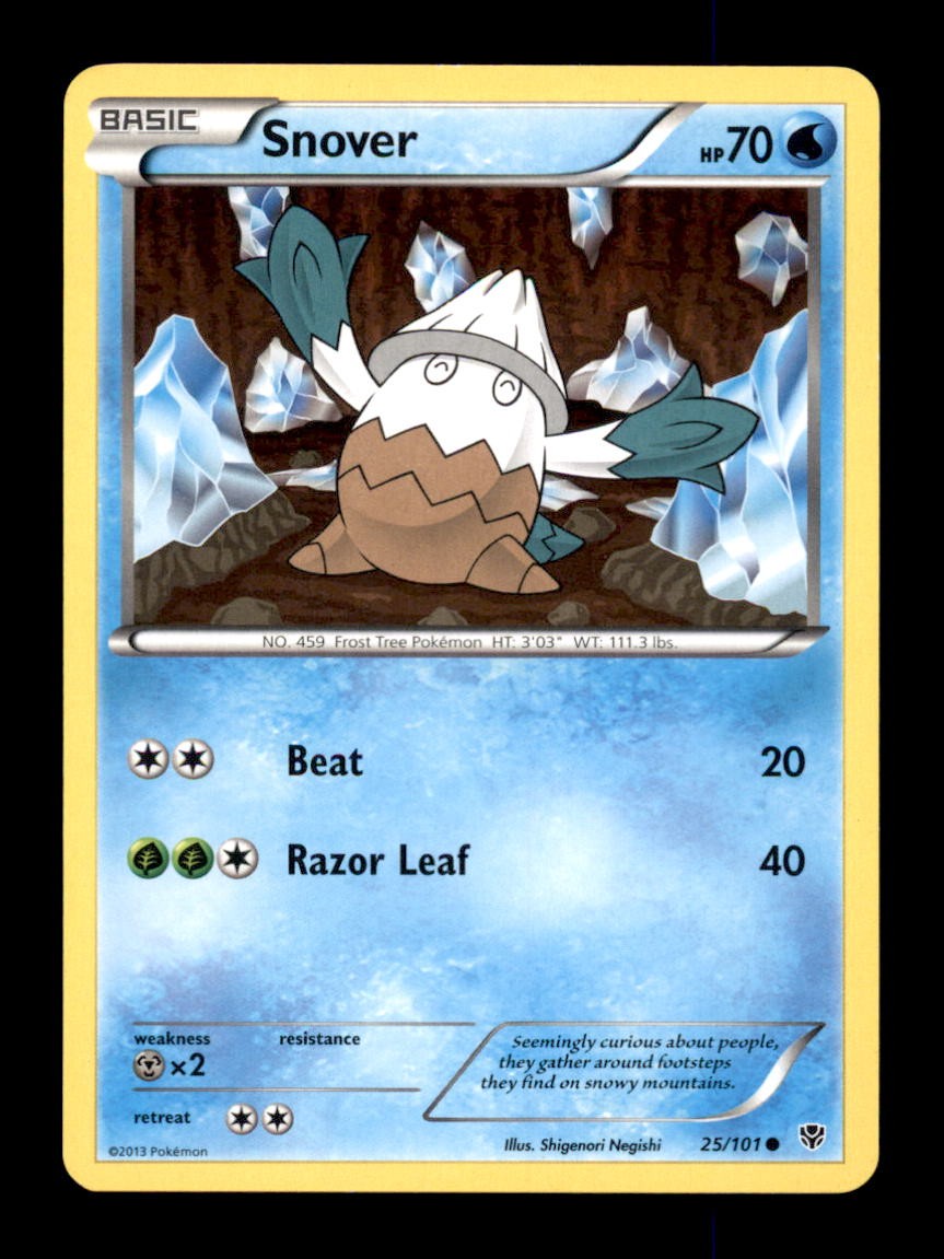 SNOVER 25/101 C PLASMA BLAST POKEMON LP