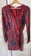 Farm Rio Macaw Arabesque Long Sleeve Mini Dress Size XSmall