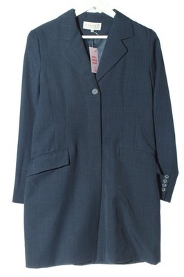 HENNES-COLLECTION Übergangsmantel Damen Mantel Gr. DE 40 blau Casual-Look