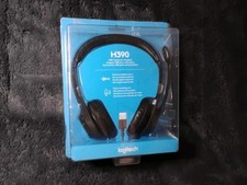 Logitech H390 Wired USB On-Ear Stereo Headset with Microphone For PC  Laptop