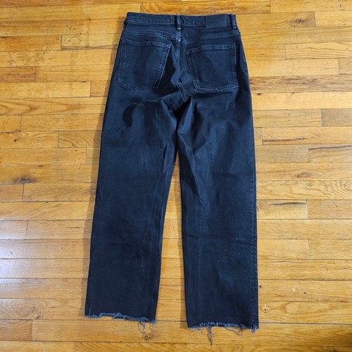 Everlane Damen The Way High Black Denim Jeans Gr. 27 Bio Baumwolle - Bild 7 von 8