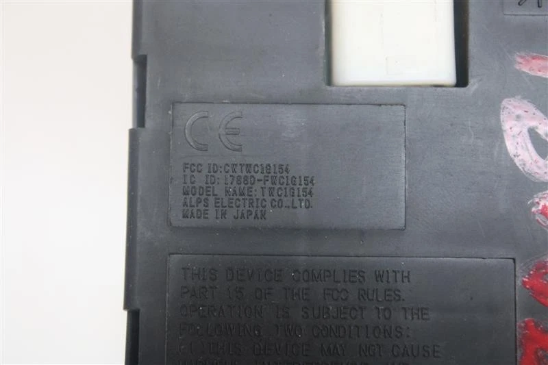 BODY CONTROL MODULE COMPUTER M35H M37 M56 Q70 2011-2019 WC1G154B 1274071 - Image 2 of 4