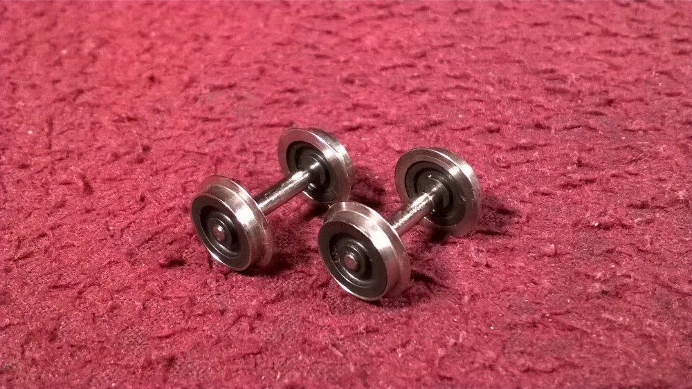 HO RIVAROSSI 6953 B SET 1930'S ILLINOIS CENTRAL METAL WHEELS