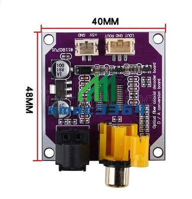 DAC Digital Audio Decoder 24bit 192khz Optical Fiber Coaxial Digital Signal NEW