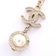 Chanel Coco Mark Necklace Plated Women Gold One Size 636064