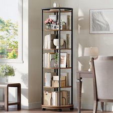 Rotating Bookshelf 360 Spinning Bookshelf Tower Display Revolving Bookcase
