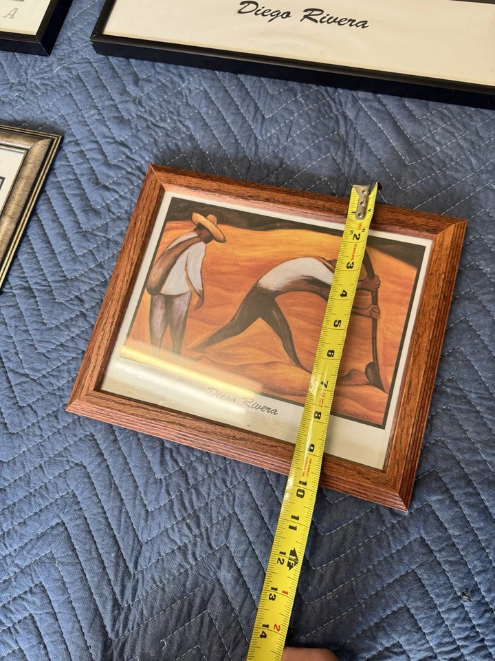 Lote de 6 marcos de fotos Diego Rivera enmarcados Foto 3 de 4