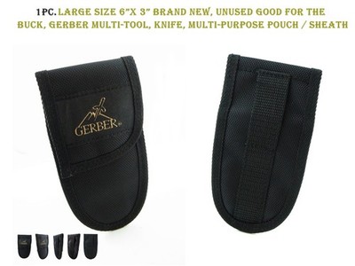 1  Large Size  6'' x 3'' (15x8cm) FOR BUCK, GERBER MULTI TOOL /KNIFE POUCH/SHEATH