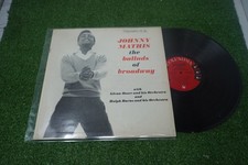 Johnny Mathis - The Ballads of Broadway 12" Record 1960 Columbia LP Stereo 33